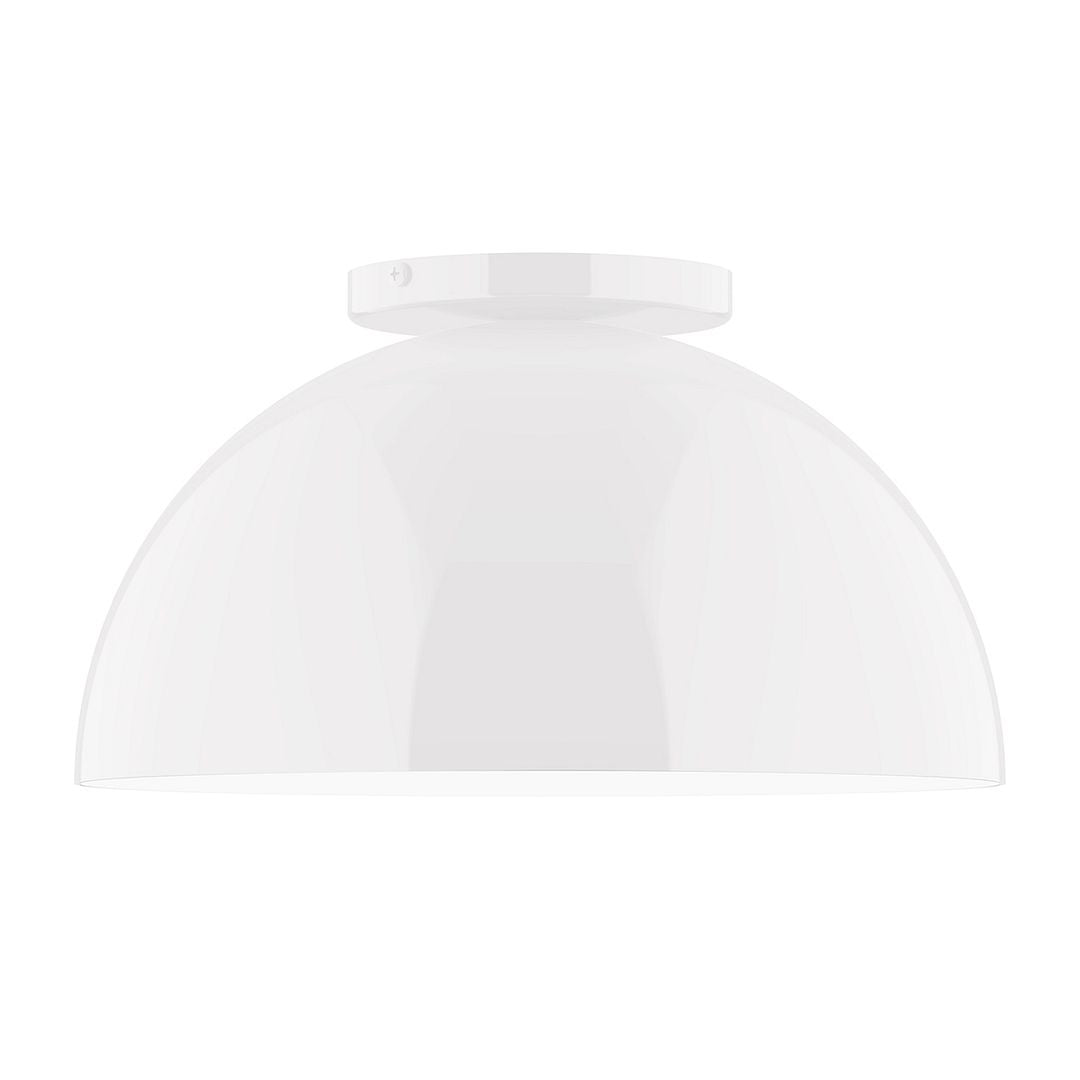 Montclair Light Works - FMD432-44 - One Light Flush Mount - Axis - White