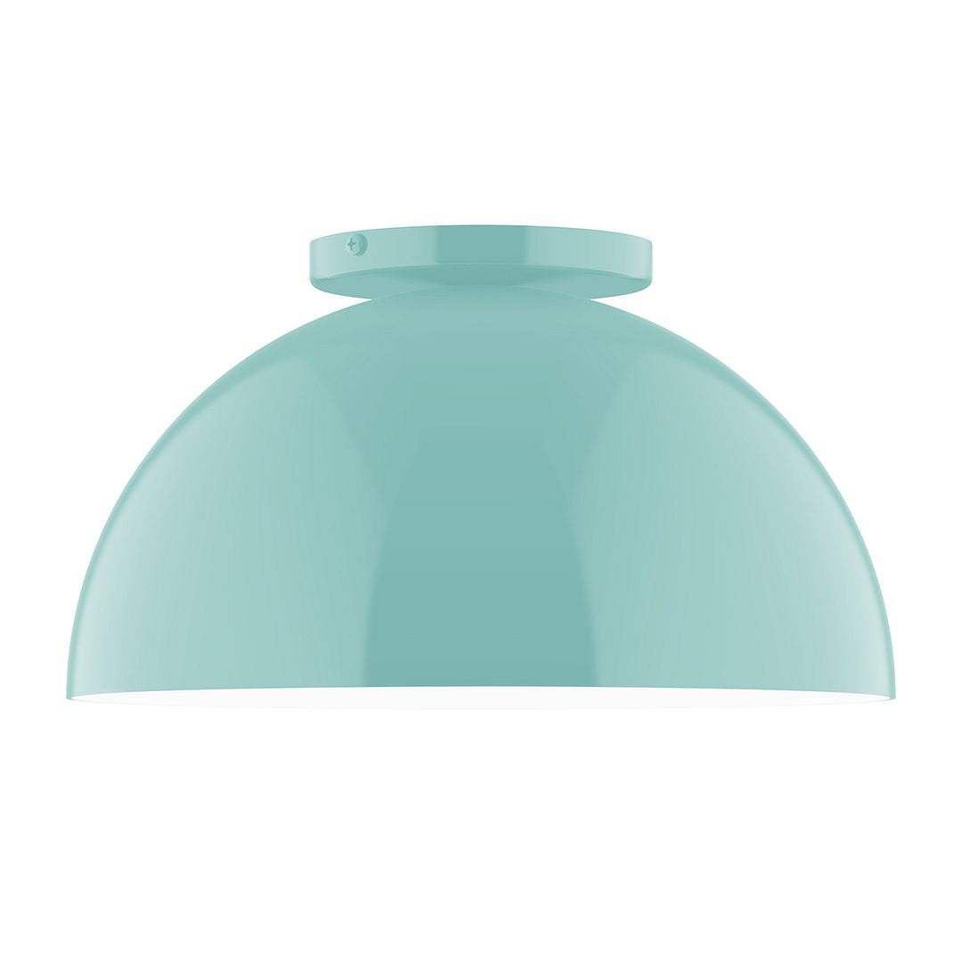 Montclair Light Works - FMD432-48 - One Light Flush Mount - Axis - Sea Green