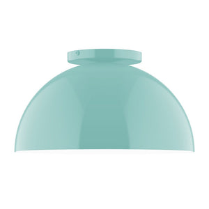 Montclair Light Works - FMD432-48 - One Light Flush Mount - Axis - Sea Green