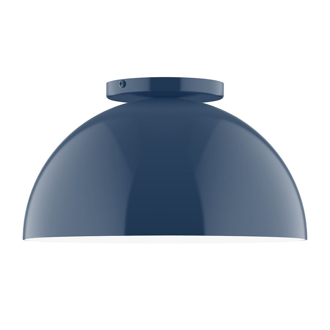 Montclair Light Works - FMD432-50 - One Light Flush Mount - Axis - Navy