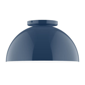 Montclair Light Works - FMD432-50 - One Light Flush Mount - Axis - Navy