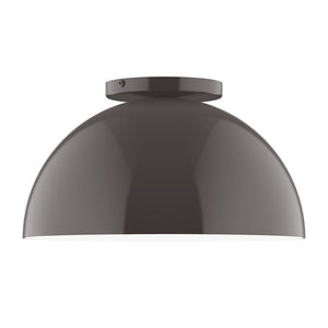 Montclair Light Works - FMD432-51 - One Light Flush Mount - Axis - Architectural Bronze