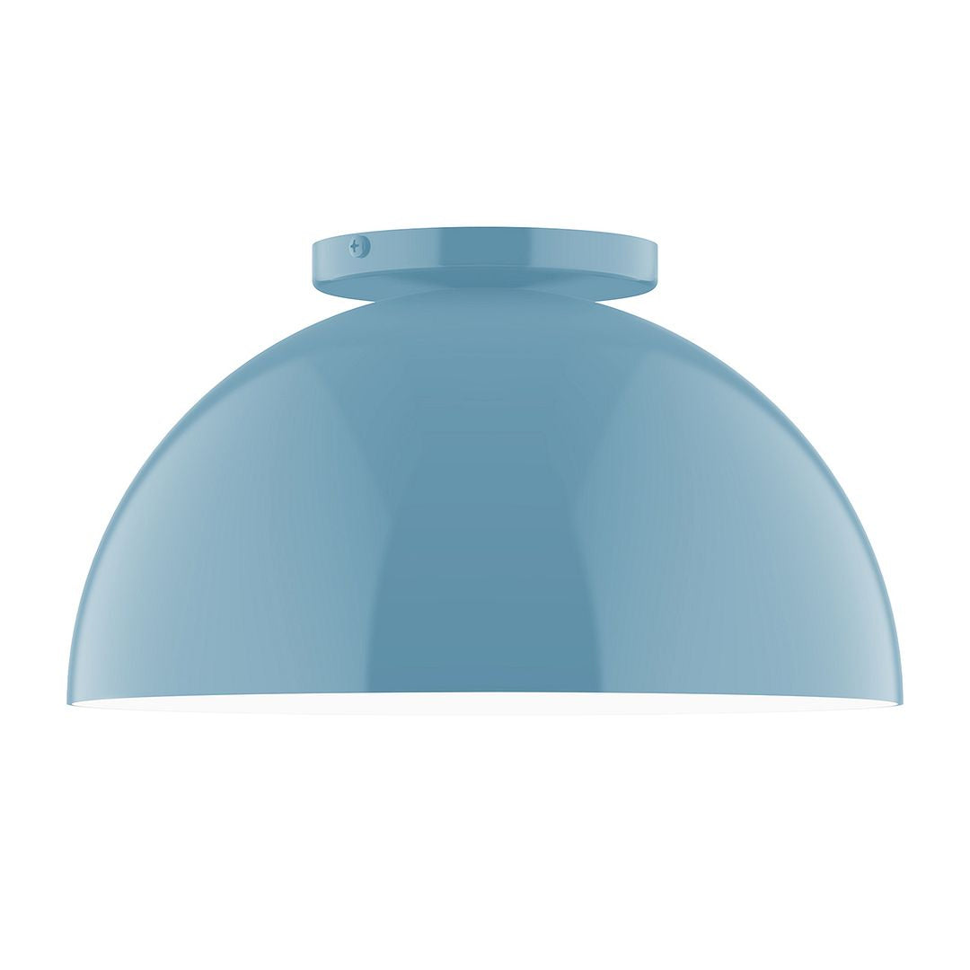 Montclair Light Works - FMD432-54 - One Light Flush Mount - Axis - Light Blue