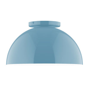 Montclair Light Works - FMD432-54 - One Light Flush Mount - Axis - Light Blue