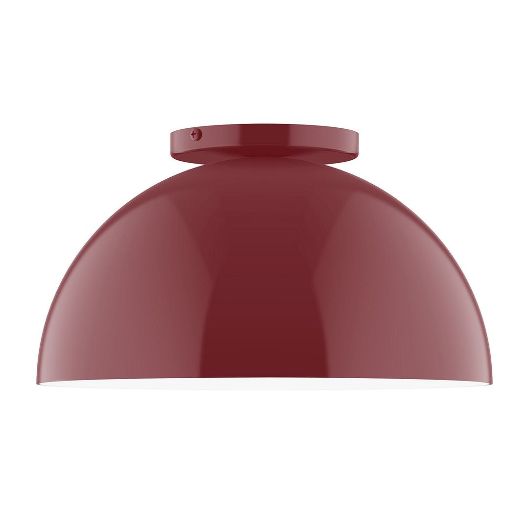 Montclair Light Works - FMD432-55 - One Light Flush Mount - Axis - Barn Red