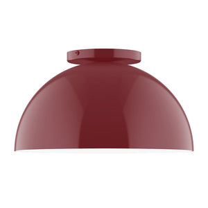 Montclair Light Works - FMD432-55 - One Light Flush Mount - Axis - Barn Red