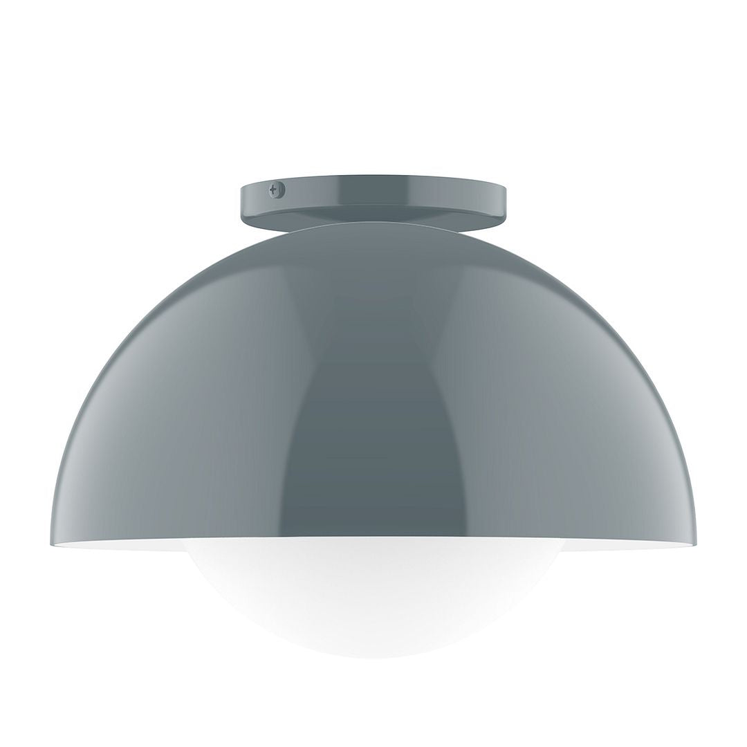 Montclair Light Works - FMD432-G15-40 - One Light Flush Mount - Axis - Slate Gray