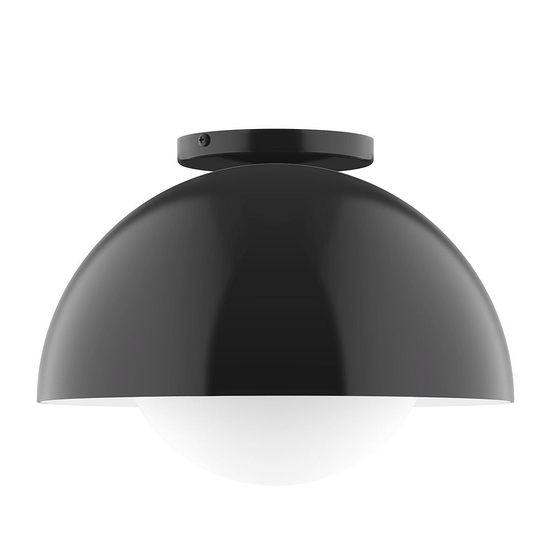 Montclair Light Works - FMD432-G15-41 - One Light Flush Mount - Axis - Black