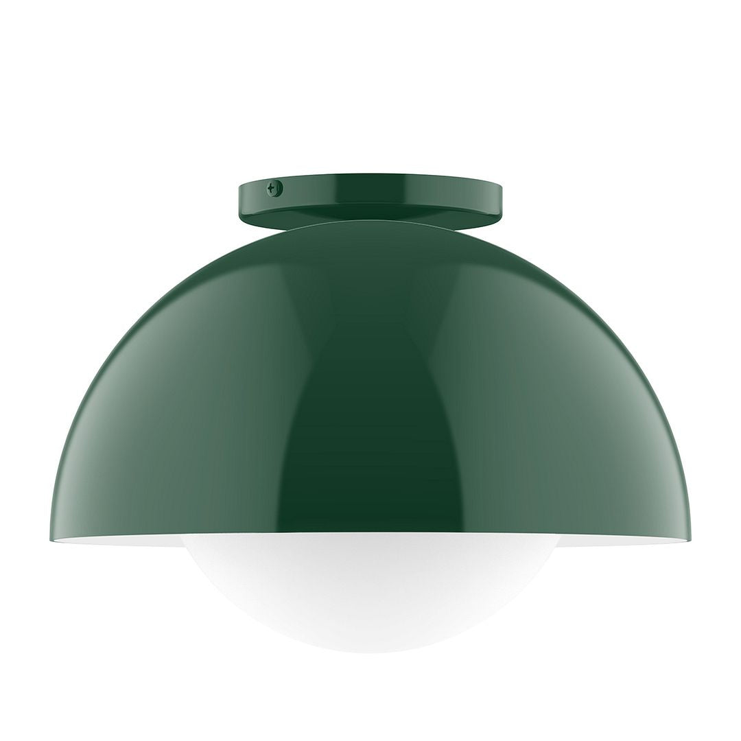 Montclair Light Works - FMD432-G15-42 - One Light Flush Mount - Axis - Forest Green