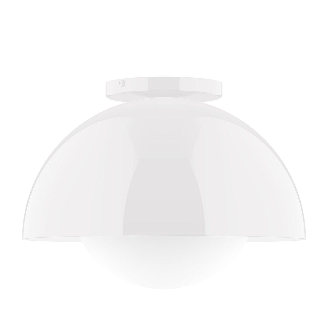 Montclair Light Works - FMD432-G15-44 - One Light Flush Mount - Axis - White