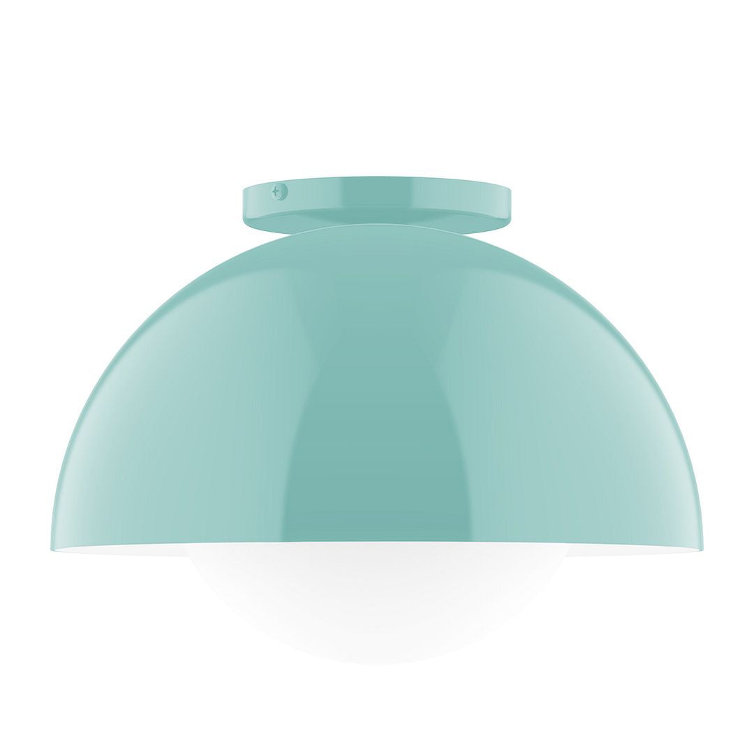 Montclair Light Works - FMD432-G15-48 - One Light Flush Mount - Axis - Sea Green