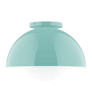 Montclair Light Works - FMD432-G15-48 - One Light Flush Mount - Axis - Sea Green