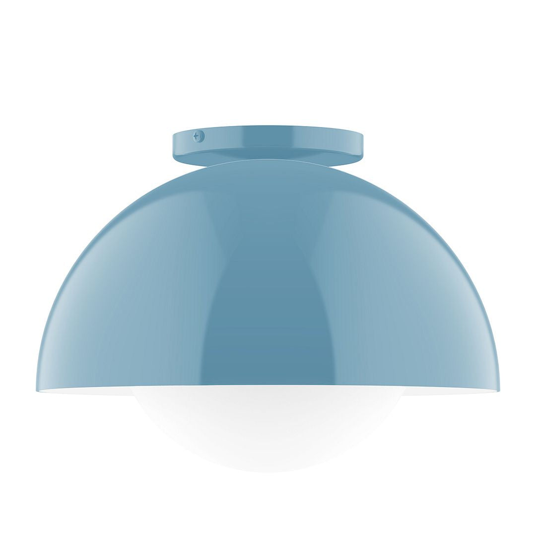 Montclair Light Works - FMD432-G15-54 - One Light Flush Mount - Axis - Light Blue