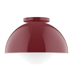 Montclair Light Works - FMD432-G15-55 - One Light Flush Mount - Axis - Barn Red