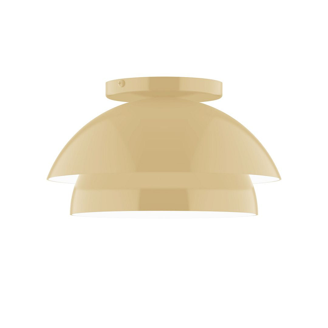 Montclair Light Works - FMDX445-17 - One Light Flush Mount - Nest - Ivory