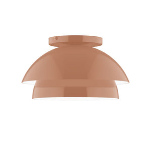 Montclair Light Works - FMDX445-19 - One Light Flush Mount - Nest - Terracotta