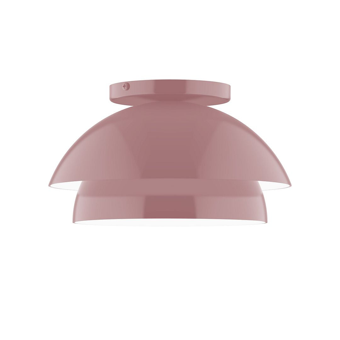 Montclair Light Works - FMDX445-20 - One Light Flush Mount - Nest - Mauve