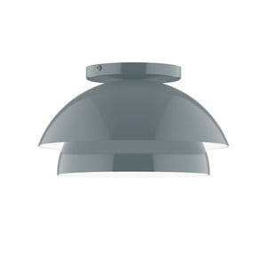 Montclair Light Works - FMDX445-40 - One Light Flush Mount - Nest - Slate Gray