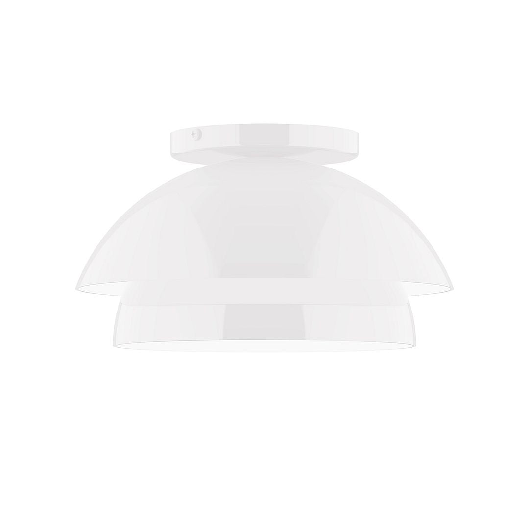 Montclair Light Works - FMDX445-44 - One Light Flush Mount - Nest - White