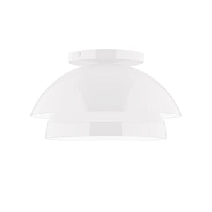 Montclair Light Works - FMDX445-44 - One Light Flush Mount - Nest - White