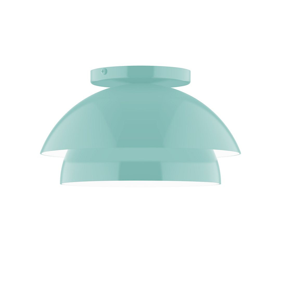 Montclair Light Works - FMDX445-48 - One Light Flush Mount - Nest - Sea Green