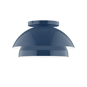 Montclair Light Works - FMDX445-50 - One Light Flush Mount - Nest - Navy