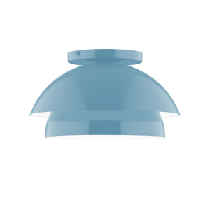 Montclair Light Works - FMDX445-54 - One Light Flush Mount - Nest - Light Blue