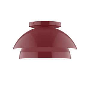 Montclair Light Works - FMDX445-55 - One Light Flush Mount - Nest - Barn Red