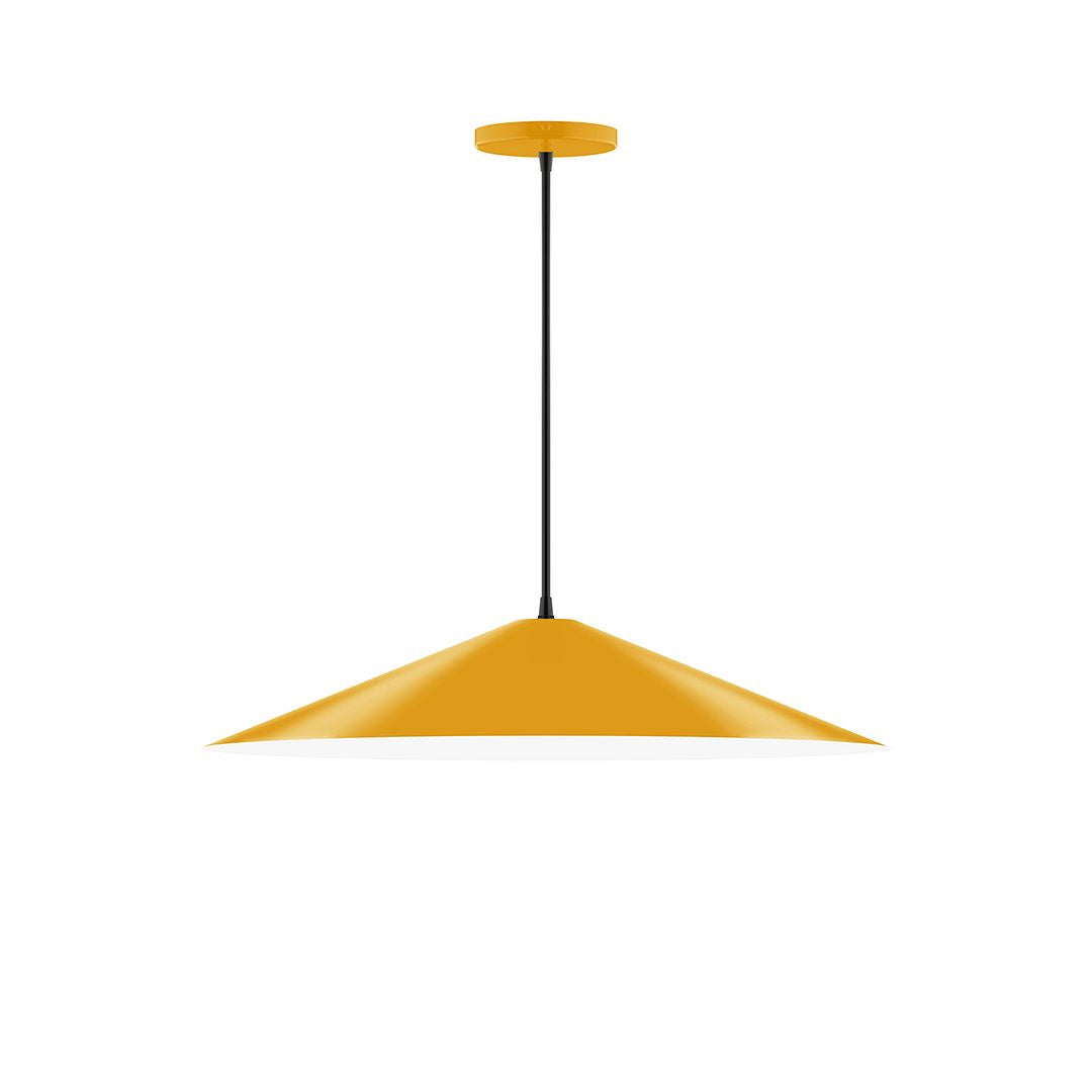 Montclair Light Works - PEB429-21 - Two Light Pendant - Axis - Bright Yellow