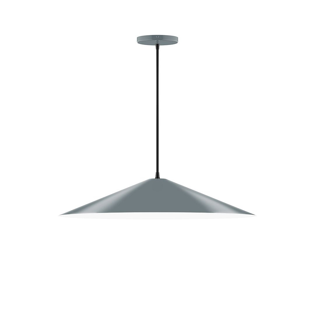 Montclair Light Works - PEB429-40 - Two Light Pendant - Axis - Slate Gray