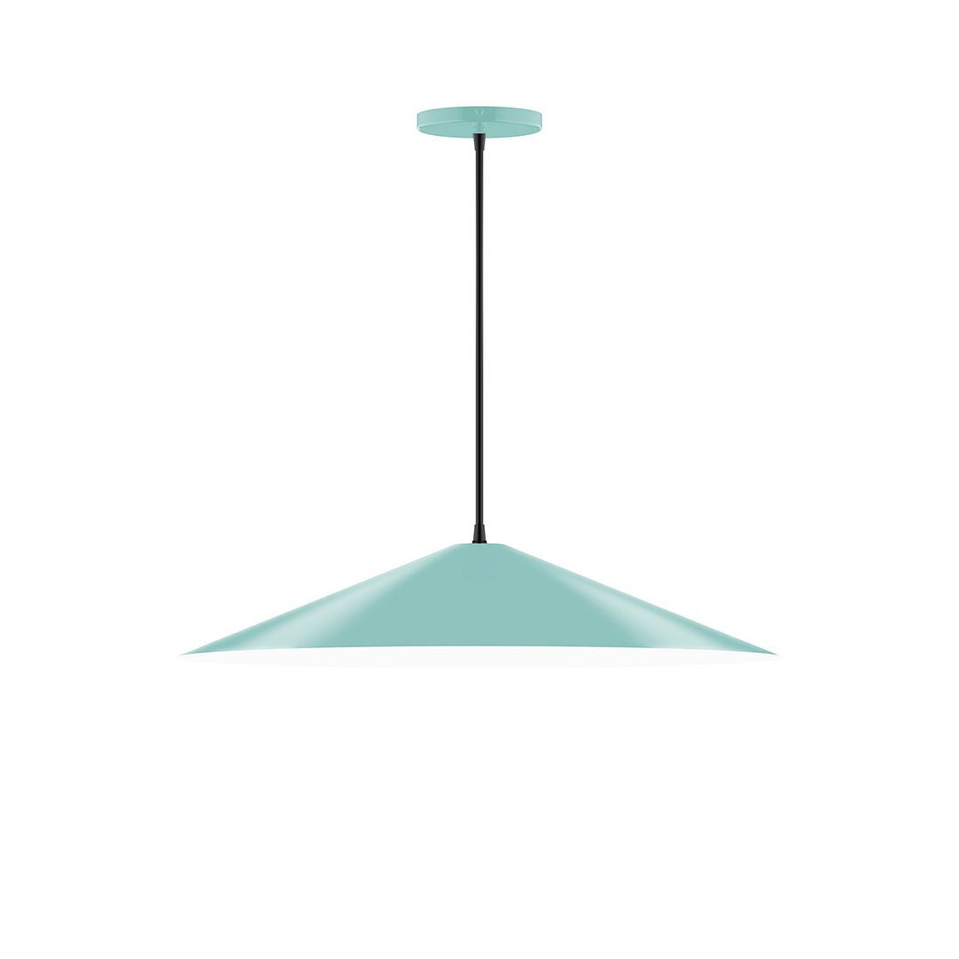 Montclair Light Works - PEB429-48 - Two Light Pendant - Axis - Sea Green