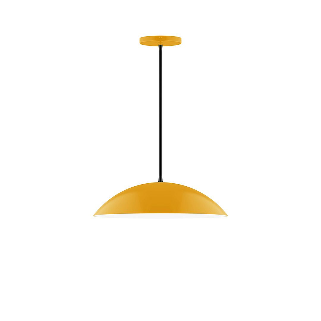 Montclair Light Works - PEB438-21 - Two Light Pendant - Axis - Bright Yellow