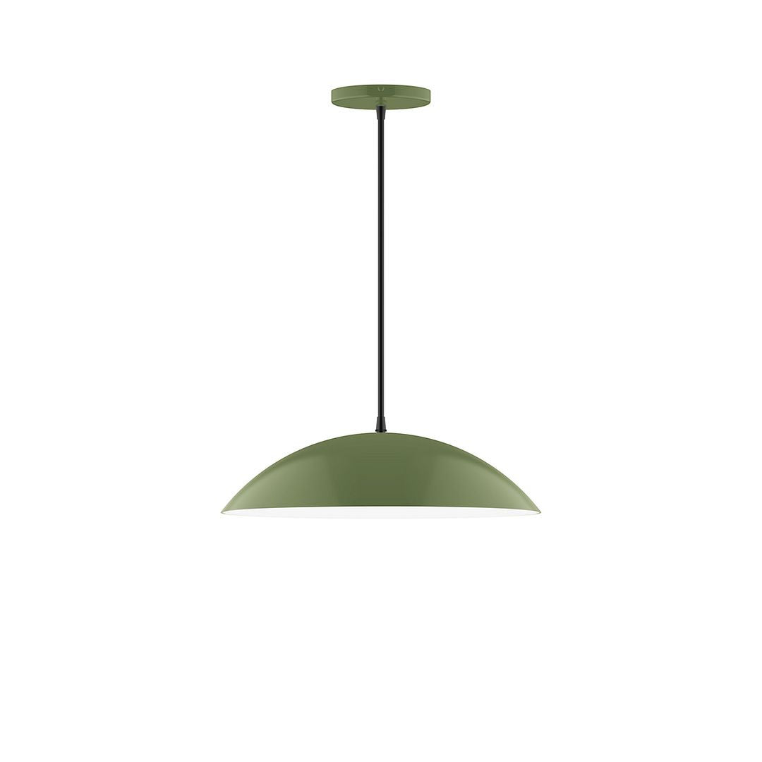 Montclair Light Works - PEB438-22 - Two Light Pendant - Axis - Fern Green