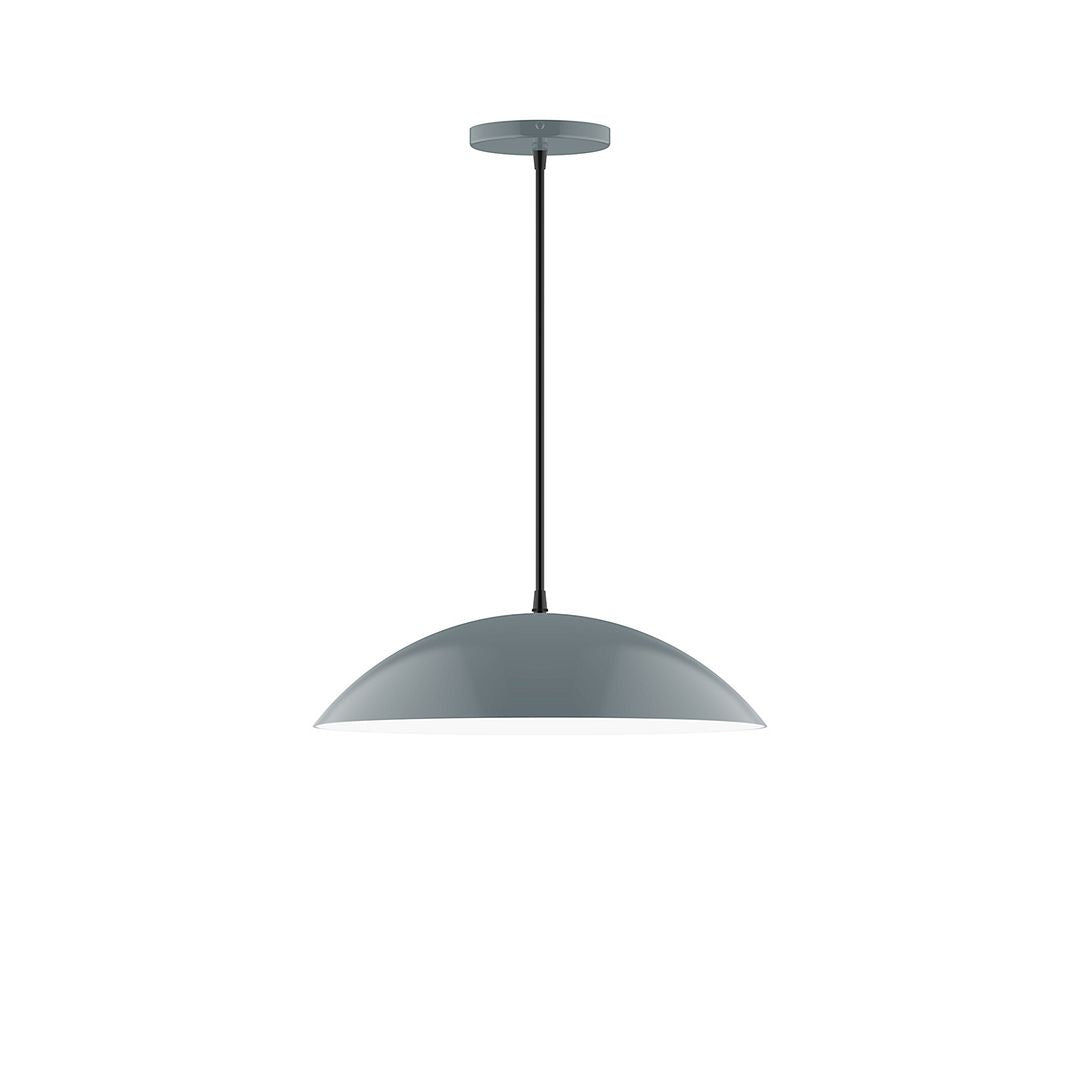 Montclair Light Works - PEB438-40 - Two Light Pendant - Axis - Slate Gray