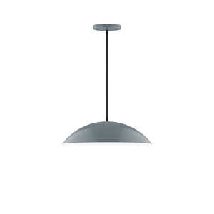 Montclair Light Works - PEB438-40 - Two Light Pendant - Axis - Slate Gray