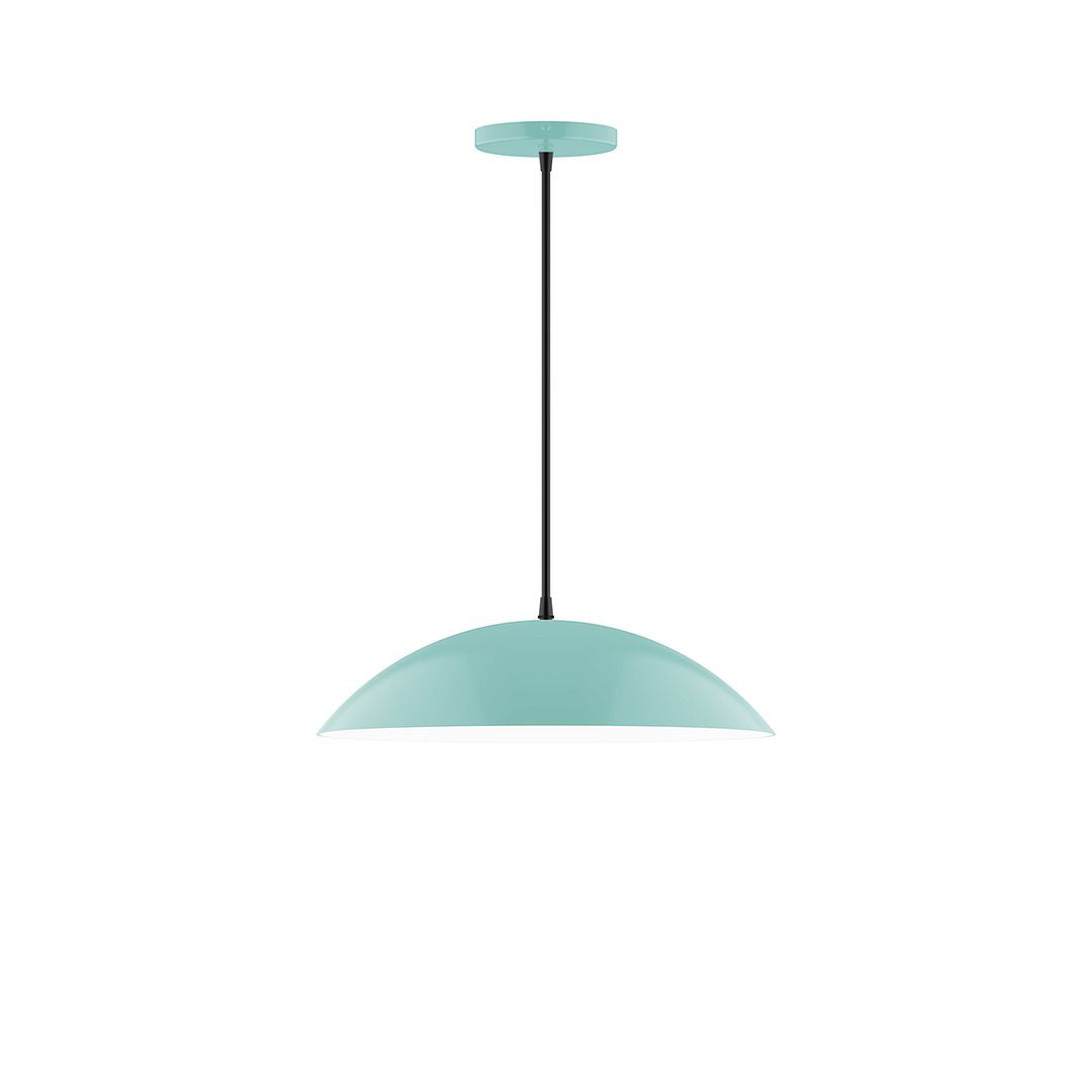 Montclair Light Works - PEB438-48 - Two Light Pendant - Axis - Sea Green