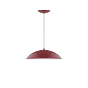 Montclair Light Works - PEB438-55 - Two Light Pendant - Axis - Barn Red