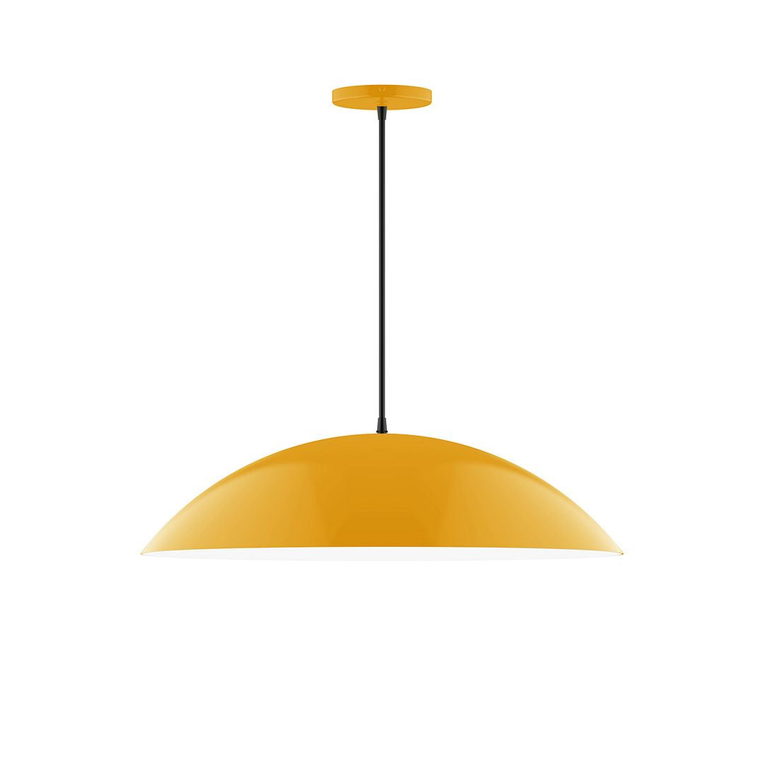 Montclair Light Works - PEB439-21 - Two Light Pendant - Axis - Bright Yellow