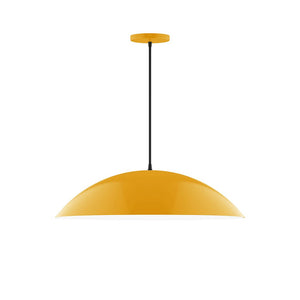 Montclair Light Works - PEB439-21 - Two Light Pendant - Axis - Bright Yellow