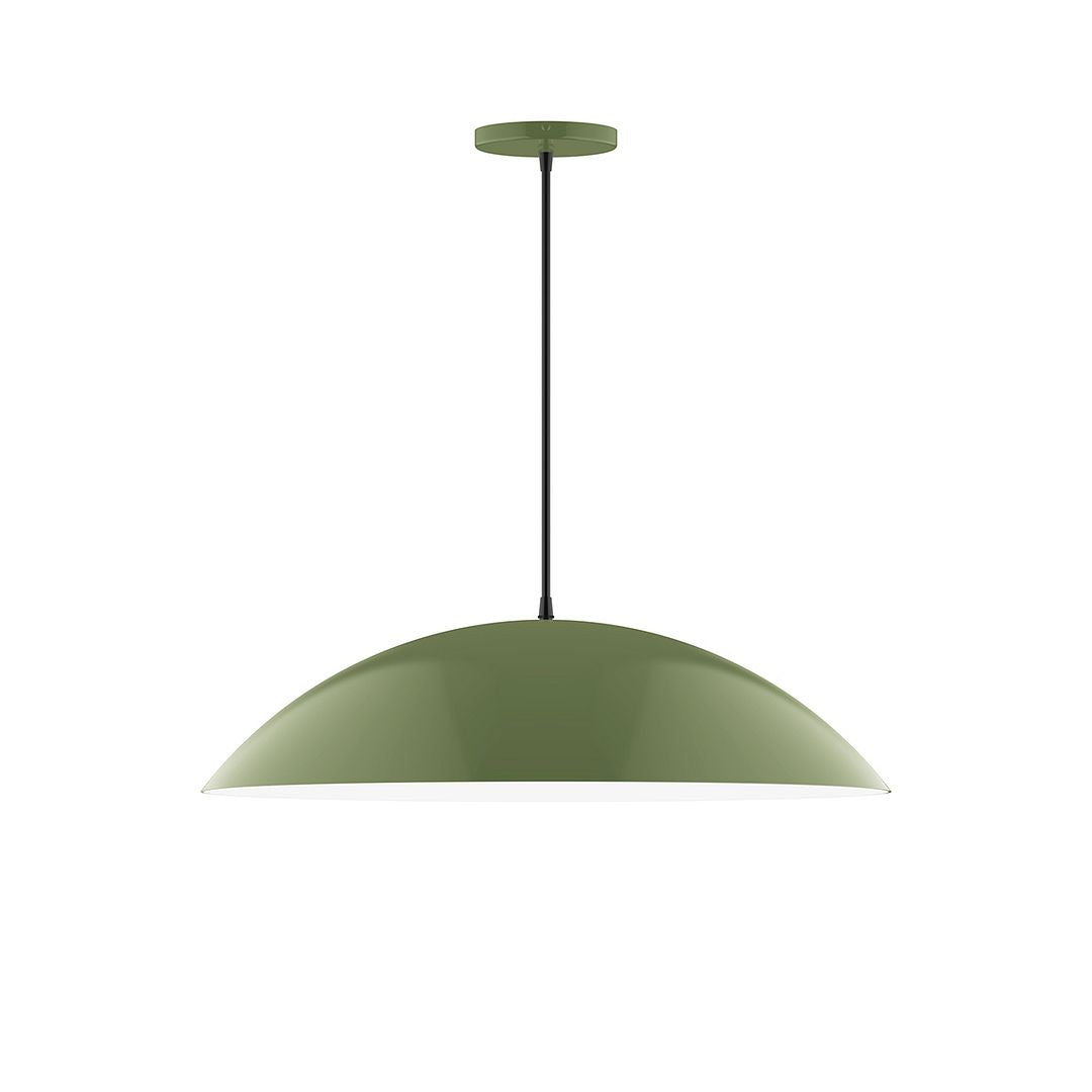 Montclair Light Works - PEB439-22 - Two Light Pendant - Axis - Fern Green