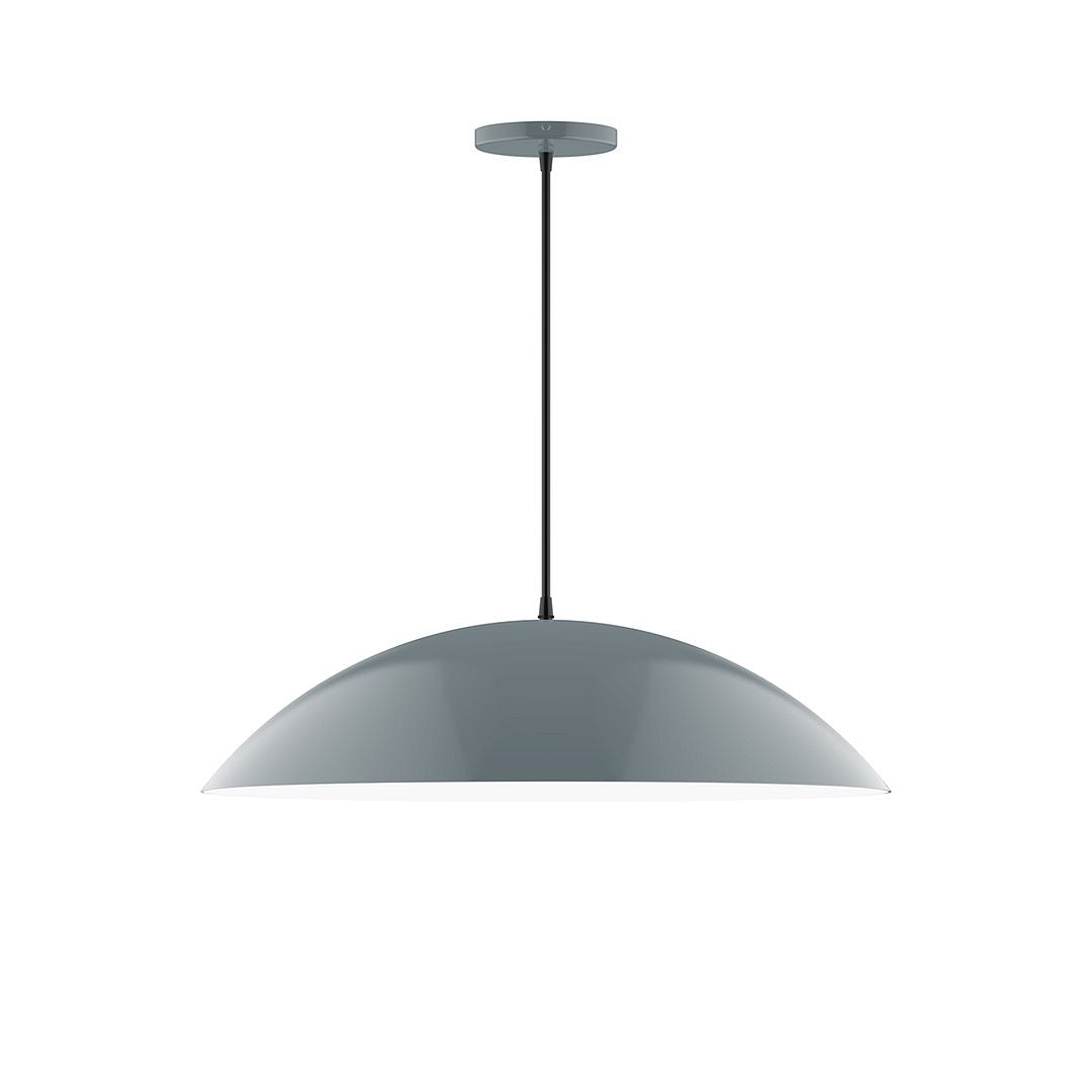 Montclair Light Works - PEB439-40 - Two Light Pendant - Axis - Slate Gray