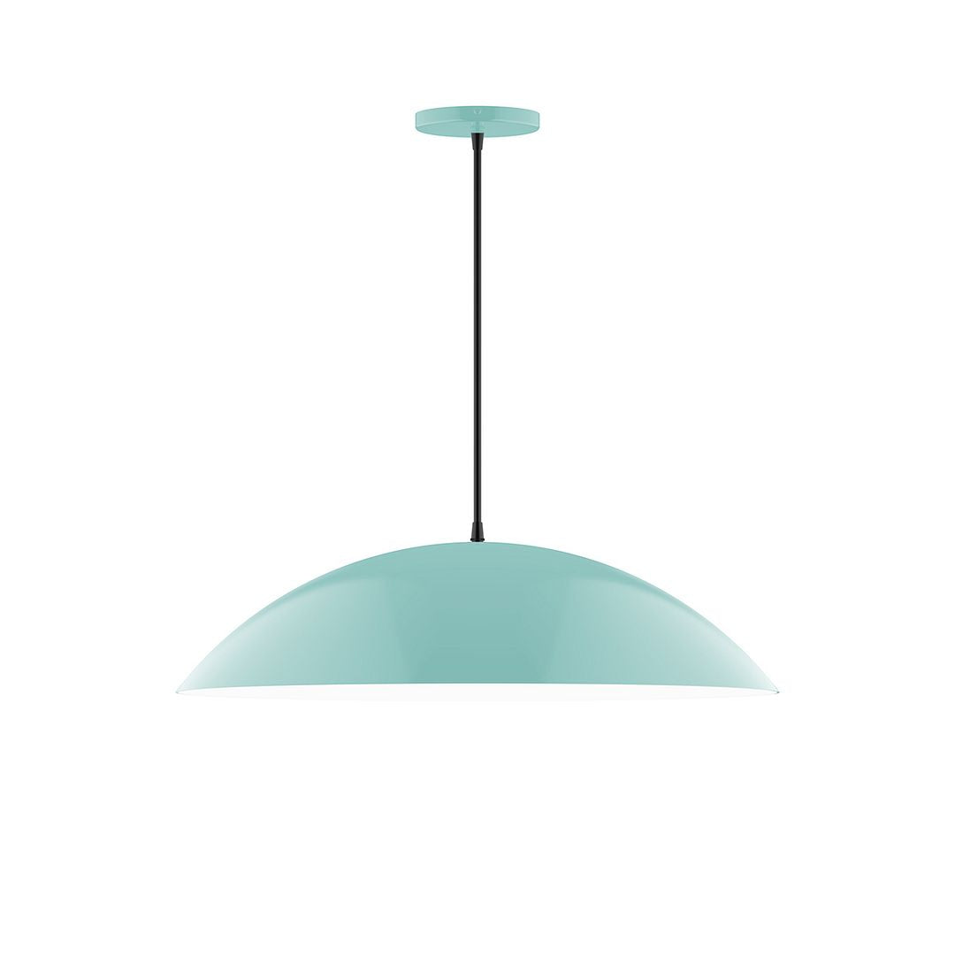 Montclair Light Works - PEB439-48 - Two Light Pendant - Axis - Sea Green