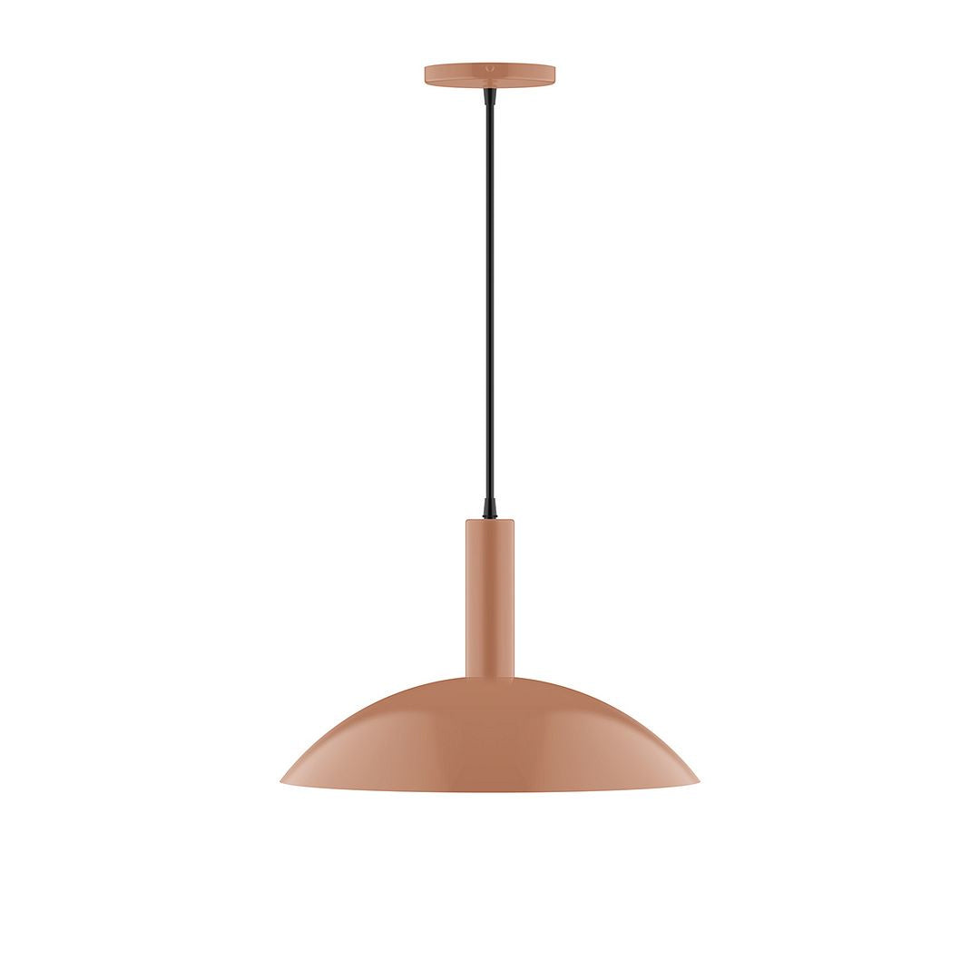 Montclair Light Works - PEBX476-19 - Two Light Pendant - Stack - Terracotta