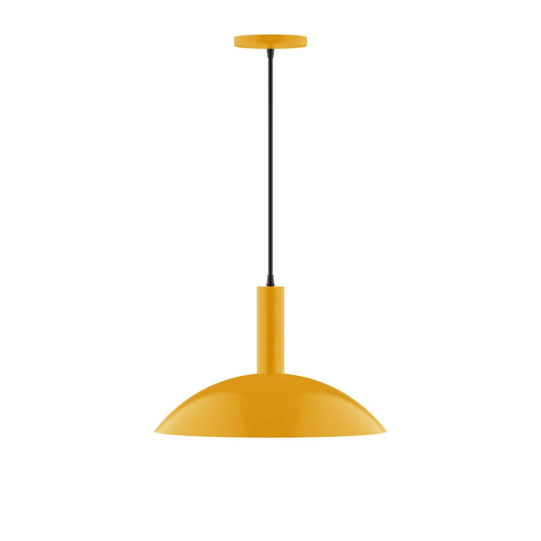 Montclair Light Works - PEBX476-21 - Two Light Pendant - Stack - Bright Yellow