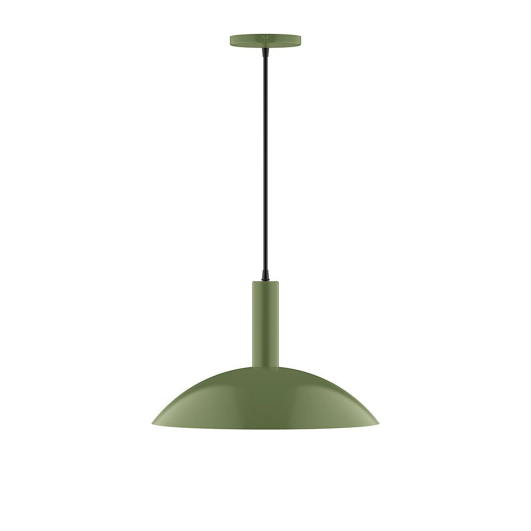 Montclair Light Works - PEBX476-22 - Two Light Pendant - Stack - Fern Green