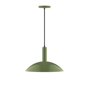 Montclair Light Works - PEBX476-22 - Two Light Pendant - Stack - Fern Green