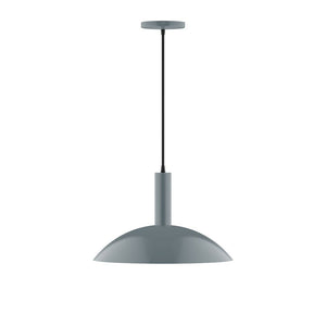 Montclair Light Works - PEBX476-40 - Two Light Pendant - Stack - Slate Gray