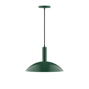 Montclair Light Works - PEBX476-42 - Two Light Pendant - Stack - Forest Green