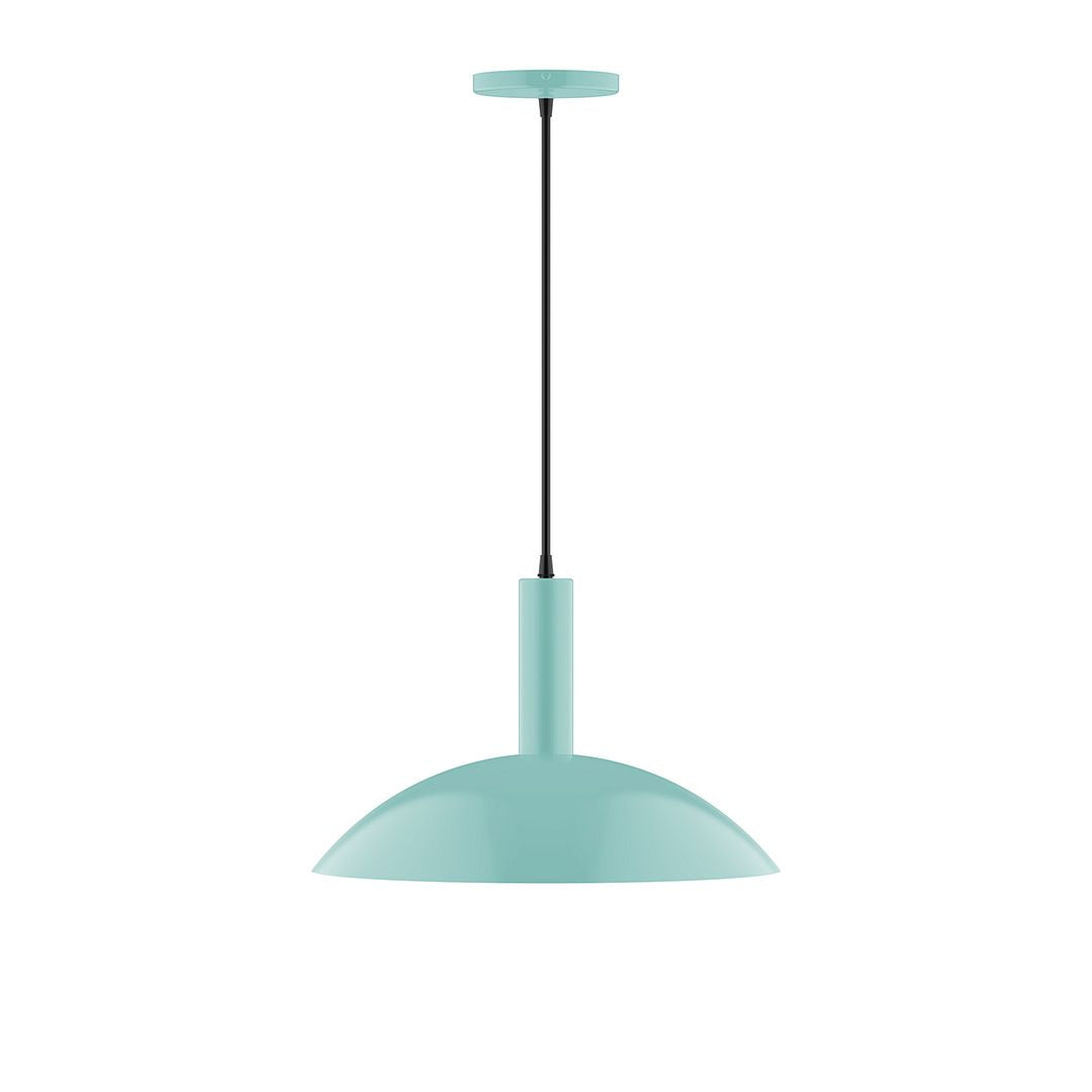 Montclair Light Works - PEBX476-48 - Two Light Pendant - Stack - Sea Green