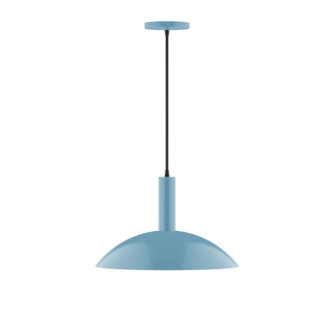 Montclair Light Works - PEBX476-54 - Two Light Pendant - Stack - Light Blue